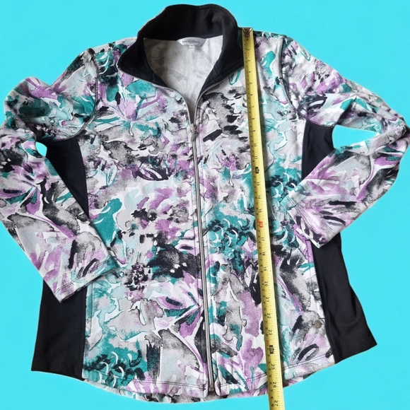 Northern Reflections Zip-Up Activewear Jacket Top - Picture 9 of 9